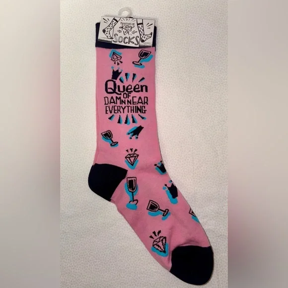 Primitives by Kathy Pink and Black Casual Socks - Picture 4 of 4